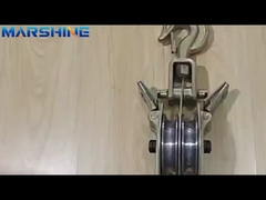 هر دو طرف باز کردن 50kn ظرفیت سیم طناب قطره بلوک با 2 خوشه